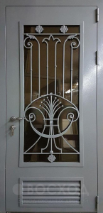 Фото стальная дверь Дверь в котельную №24 с отделкой МДФ ПВХ