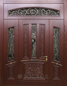 Фото стальная дверь Парадная дверь №328 с отделкой МДФ ПВХ