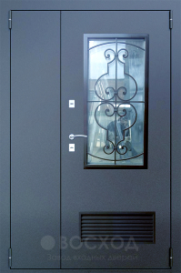 Фото стальная дверь Дверь в котельную №22 с отделкой Порошковое напыление