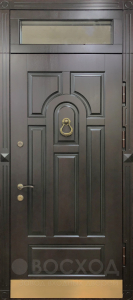 Фото стальная дверь Дверь с фрамугой №14 с отделкой Порошковое напыление