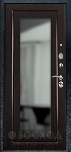 Трёхконтурная дверь с зеркалом венге  №11 - фото №2