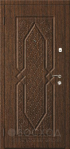 Фото  Стальная дверь МДФ №376 с отделкой МДФ Шпон