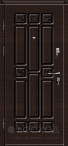 Фото  Стальная дверь Дверь для дачи №18 с отделкой Ламинат
