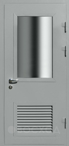 Фото стальная дверь Дверь в котельную №28 с отделкой МДФ ПВХ