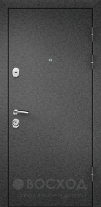 Фото стальная дверь Трёхконтурная дверь с зеркалом №23 с отделкой Ламинат