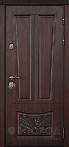 Фото стальная дверь Утеплённая дверь №25 с отделкой Порошковое напыление